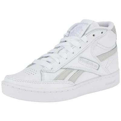 Image of Reebok Women&#039;s Club C Form Hi Sneaker, FTWR White/Pure Grey 1/FTWR White, 3 UK