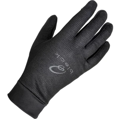 Image of Black Windproof Base Layer Gloves S