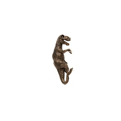 Image of Pot Buddies Decorative T Rex Hanger Ornament Bronze Color