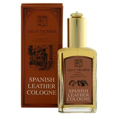 Image of Geo F.Trumper Spanish Leather Cologne Glass Atomiser Bottle 50ml