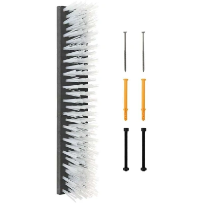 Image of vidaXL Cattle Brushes Wall Mounted 50x10x6.5 cm