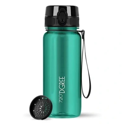 Image of 720DGREE Water Bottle 650ml “uberBottle“ softTouch +Sieve BPA Free Tritan, Leakproof, Reusable Drinking Sports for School, Fitness, Gym, Cycling, Travel, Office, Outdoor, Hiking