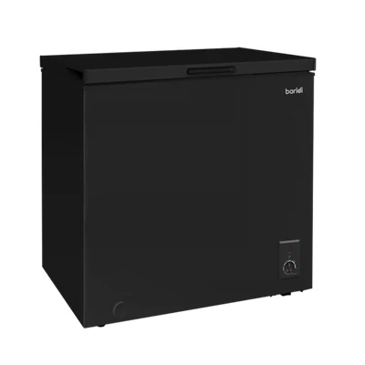 Image of Baridi Freestanding Chest Freezer, 142L, Garage and Outbuilding Safe, Adjustable Thermostat, Black DH152