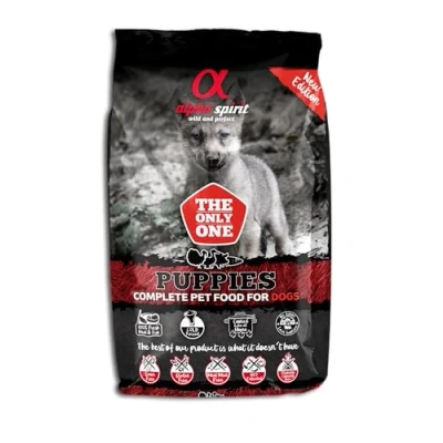 Image of Alpha Spirit Complete Dry Dog Food For Puppies Multi Protein Gluten Free Grain High Nutritional Values Suitable All Breeds (3kg (Pack of 1))