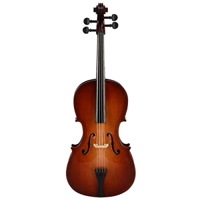 Image of Miniature Cello with Stand, Bass Musical Instrument Mini Model, Lifelike Look for Gifts Ornaments Home Decoration