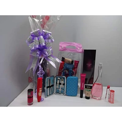 Image of Perfume &amp; Make Up Gift Hamper Luxury Beauty Bundle Set