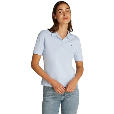 Image of Tommy Hilfiger Polo shirt, Women&#039;s, Size: 3XL, Breezy blue