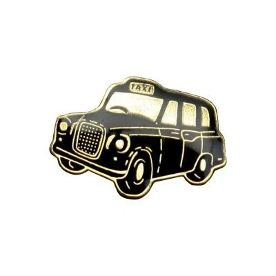 Image of Metal Enamel Pin Badge London Taxi Cab (Cabbie)