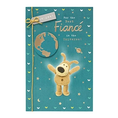 Image of Boofle Fiance Birthday Card Cute for Him Best