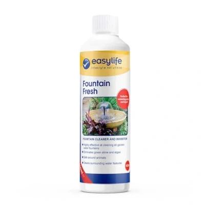 Image of Easylife Lifestyle Solutions Fountain Water Cleaner Inhibitor Eliminates Green Slime And Scum Algae Remover For Pond Anti Bacterial Clear Treatment