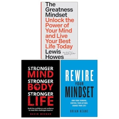 Image of The Greatness Mindset [Hardcover], Stronger Mind Body Life, Rewire Your 3 Books Collection Set