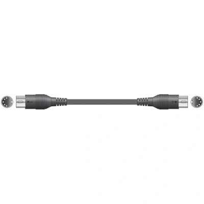 Image of Citronic 6.0 Metre MIDI Lead with 180 5 Pin DIN Plugs Premium Quality Flexible Cable, Low Loss Conductors, Global Shielding for Superior Data Transmission