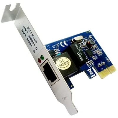 Image of AsteriskVoIP Gigabit Ethernet Card,RJ45 LAN Card,Network Adaptor NIC Controller,PCI Express (PCI E,PCIe)10/100/1000Mbps Low Profile Bracket Included, Blue