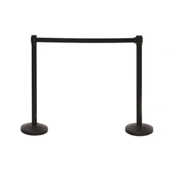 Image of VFM Barriers with 3.4m Belt Blk (Pack of 2) 421934