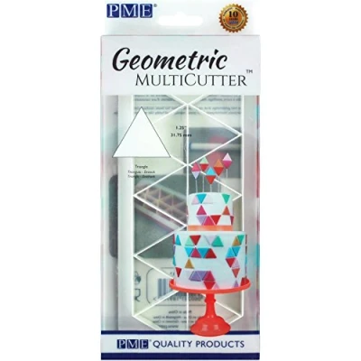 Image of PME Geometric MultiCutter for Cake Design Triangle, Large Size, 1.25 Inch