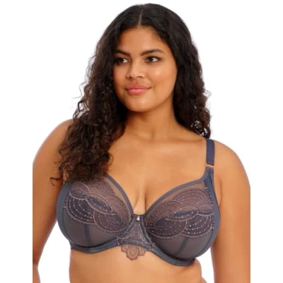 Image of Elomi Women&#039;s Plunge Bra, Opaque, Storm, 32HH US