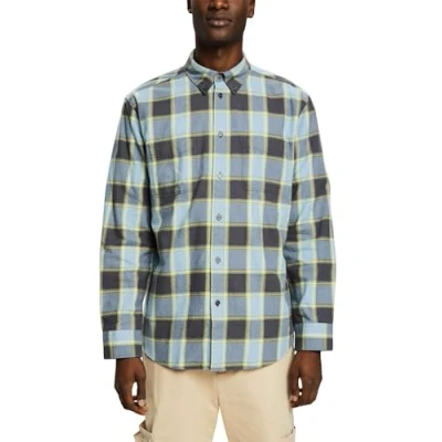 Image of Esprit Men&#039;s Shirt, 455/TEAL Blue, S
