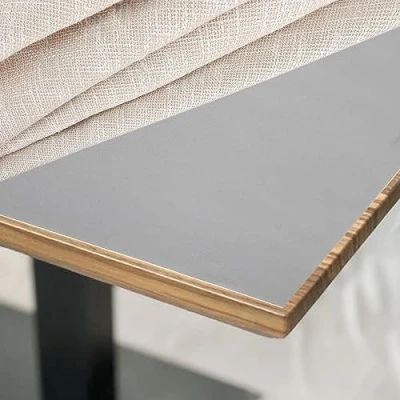 Image of Table Protector Heavy Duty Heat Resistant Kitchen dining room Grey &amp; Black Brown Beige (Grey,90x140.cm)