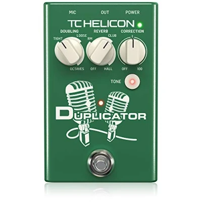 Image of TC Helicon DUPLICATOR Ultra Simple Vocal Effects Stompbox with Doubling, Reverb and Pitch Correction