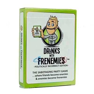 Image of Asmodee Drinks With Frenemies Politically Incorrect Edition The Sabotaging Party Game