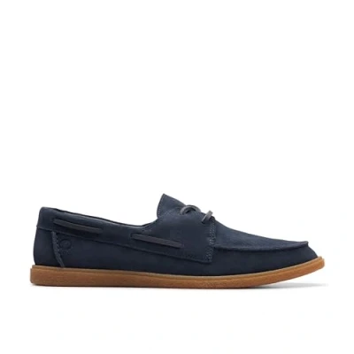 Image of Clarks Men&#039;s Clarkbay Go, Navy Suede, 8 UK