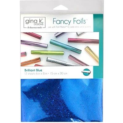 Image of GINA K Designs Fancy FOIL6X8 Brill, Brilliant Blue Holographic, One Size