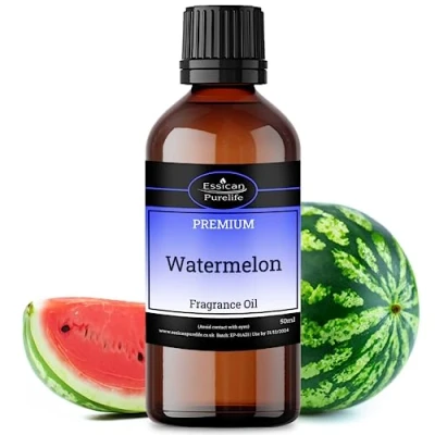 Image of Watermelon Fragrance Oils 50ml, Scented for Burners, Aromatherapy, Essential Diffuser Premium, Perfect Diffuser, Slime, Cosmetics, Wax Melts and Relaxation