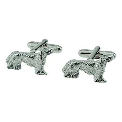 Image of Pirantin Cavalier King Charles Spaniel Dog Cufflinks