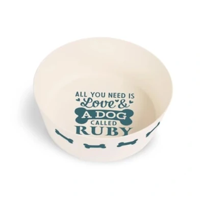Image of Personalised Dog Bowl (Ruby)