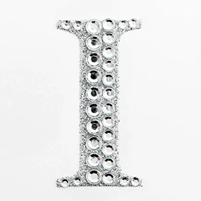 Image of 5cm Diamante Self Adhesive Glitter Sticker Letter I