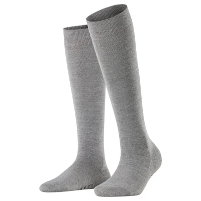 Image of Falke Softmerino Kneehigh warm Knee high socks, Women&#039;s, Size: 7/8, Light grey