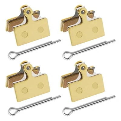 Image of the Lord of Tools 4 Pairs Bicycle Disc Brake Pads Compatible with Shimano Deore M610 M615 M6000 SLX M666 M675 M7000 XT M785 M8000 Saint BR M820 Brakes Sintered Metal