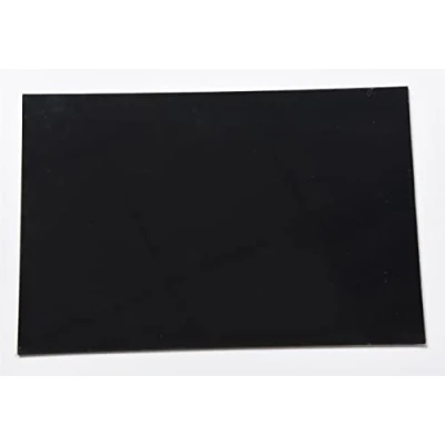 Image of Dopro Blank Guitar Bass Pickguard Material Scratch Plate Sheet 290x431mm Black 1 Ply