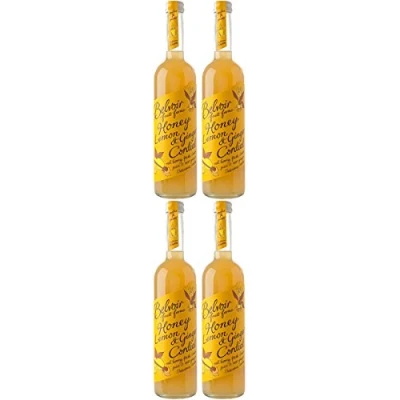 Image of (4 PACK) Belvoir Honey Lemon Ginger Cordial 500ml 4 PACK BUNDLE