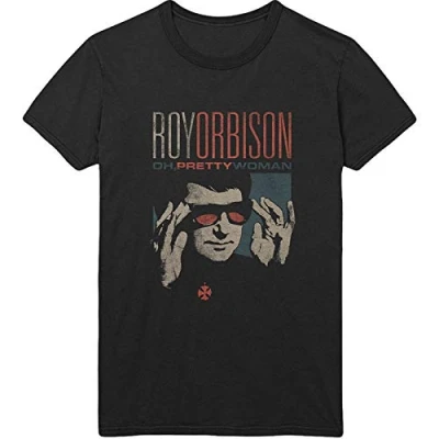 Image of Band Monkey Roy Orbison Unisex T Shirt Pretty Woman Multicoloured