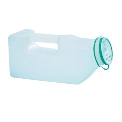 Image of HOMECRAFT Male Urinal Bottle, Simple to Use 1 L with Clear Measurement for Recording Output, Easy Grip Bottle Handle, Men Recovering from Injury or Surgery, Elderly and Disabled Users