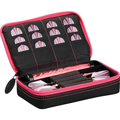 Image of Casemaster by GLD Products Plazma Black with Pink Trim Dart Case
