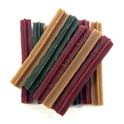 Image of Large Star Sticks x 100 (2 packs 50) Vegetarian Dog Treats Chews 100% Meat Free Natural LOS