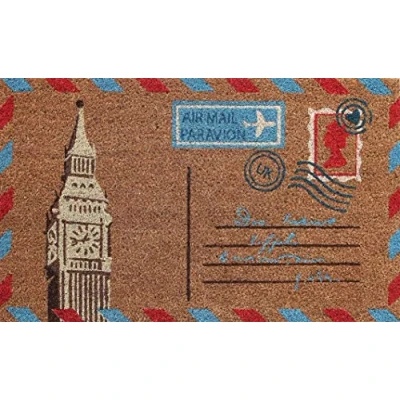 Image of Coco&amp;Coir Natural Coir Non Slip Thick Premium Quality Rubber Backed Eco Friendly Indoor Outdoor Heavy Duty Animal Theme Entrance Door Mat Royal Jumbo