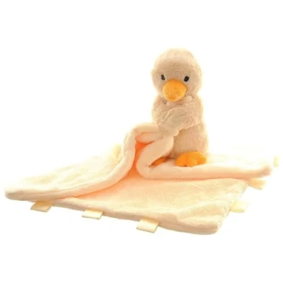 Image of Ziggle Duck Baby Comforter Newborn Essentials, Blanket, New Mum Gifts, Toys, Eco Friendly