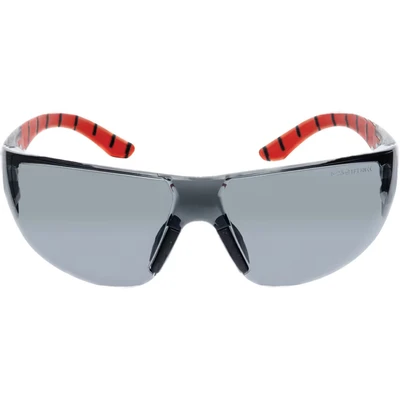 Image of Riley Stream Red Safety Glasses for Work Lightweight Sports Style Eye Protection with Adjustable Nose Bridge Outdoor Activities