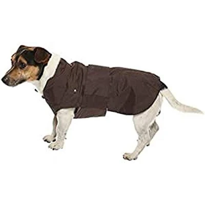 Image of Croci Montreal Dog Coat, Winter Waterproof Jacket, Size 60cm, Brown