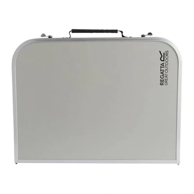 Image of Regatta Matano Small Camping Table Silver, Size: One Size