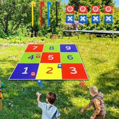 Image of Weaqen Kids Safe Throwing Game,Indoor Games,Outdoor Games,Lawn Games,Garden Games Outdoor Toys For 3+ And Adults,Boys Girls Gifts Birthdays,Halloween,Christmas