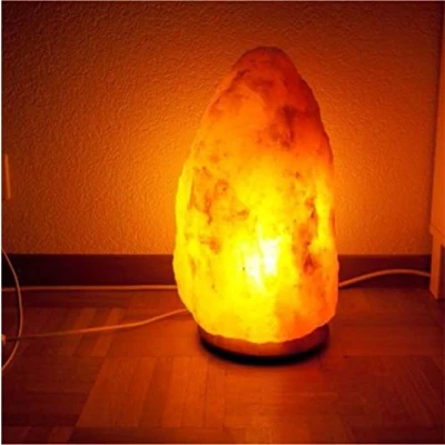 Image of 4 6 kg Himalayan Pink Salt Rock Crystal LAMP Natural Healing IONIZING