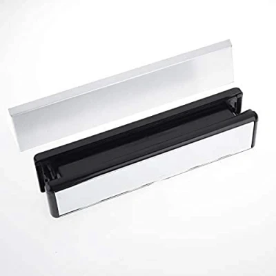 Image of Yale P YHSLP WH Security Letterplate/Letterbox, 300 mm, Fits 40 80 mm Doors, White Finish, Pack of 1