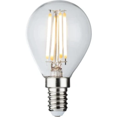 Image of KnightsBridge 230V 4W LED SES Clear Golf Ball Filament Lamp 2700K Dimmable