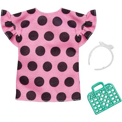 Image of Mattel Barbie Accessory FXJ13 Fashion # 4 Dress Sweater + Bag Headband Clothing for New