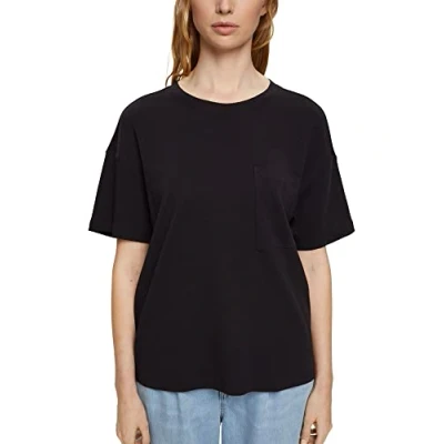 Image of ESPRIT Women&#039;s 072ee1k336 T Shirt, 001/Black, XS