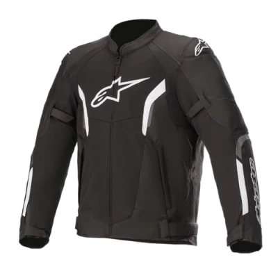 Image of Alpinestars Men&#039;s 3306121 12 XL Jacket, Black/Grey/White, 56 (EU)